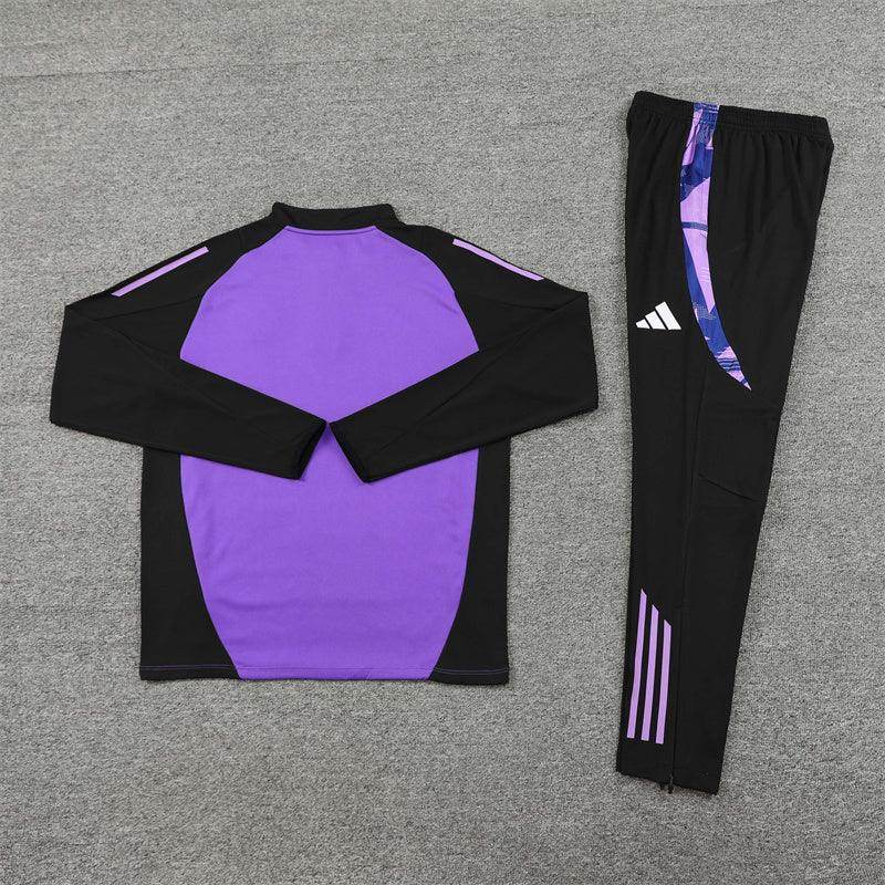 Germany Black and Purple Tracksuit - JerseyLegacy