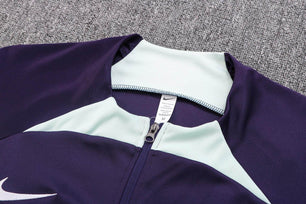 Inter Milan Violet and White Tracksuit - JerseyLegacy