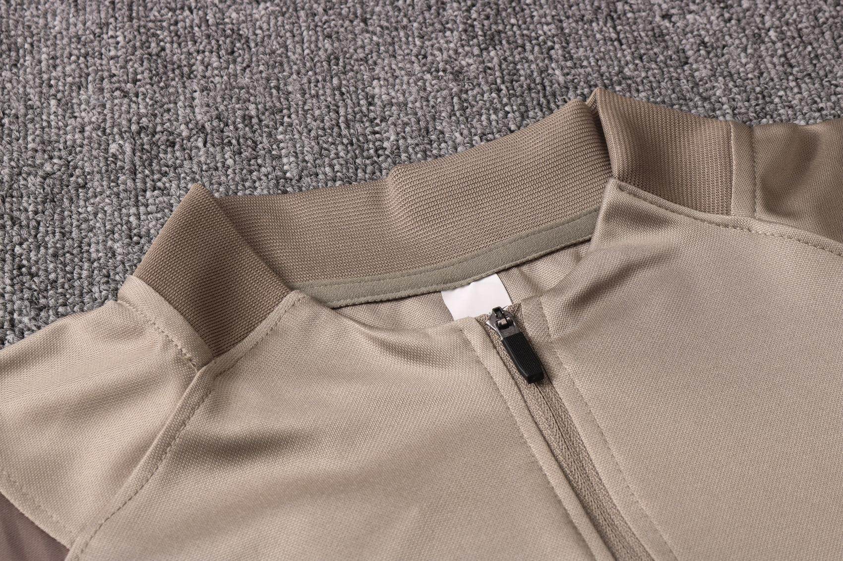 Atletico Madrid Military Green and Beige Tracksuit - JerseyLegacy