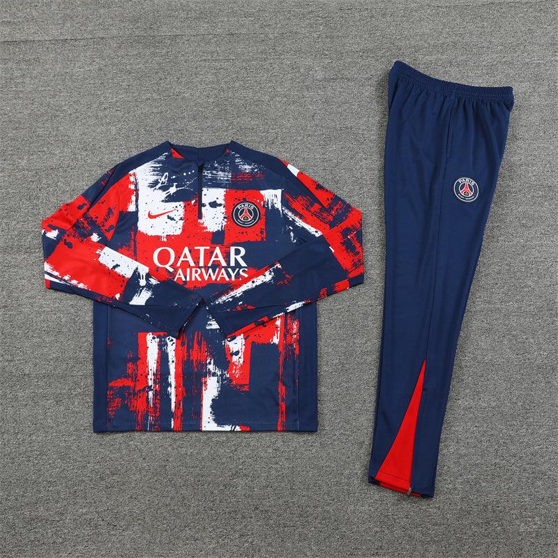 PSG "Crimson Stride" Tracksuit - JerseyLegacy