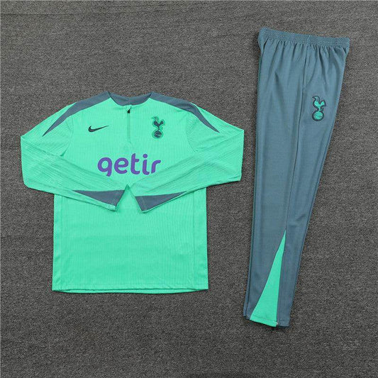 Tottenham Grey and Green Tracksuit - JerseyLegacy