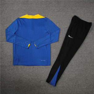 Inter Milan Black and Blue Tracksuit - JerseyLegacy