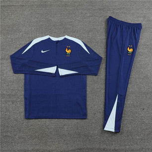 France Dark Blue Tracksuit - JerseyLegacy