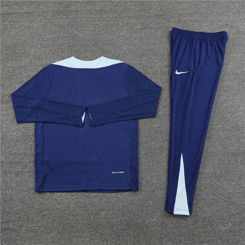 France Dark Blue Tracksuit - JerseyLegacy