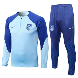 Atletico Madrid Blue and Mint Tracksuit - JerseyLegacy