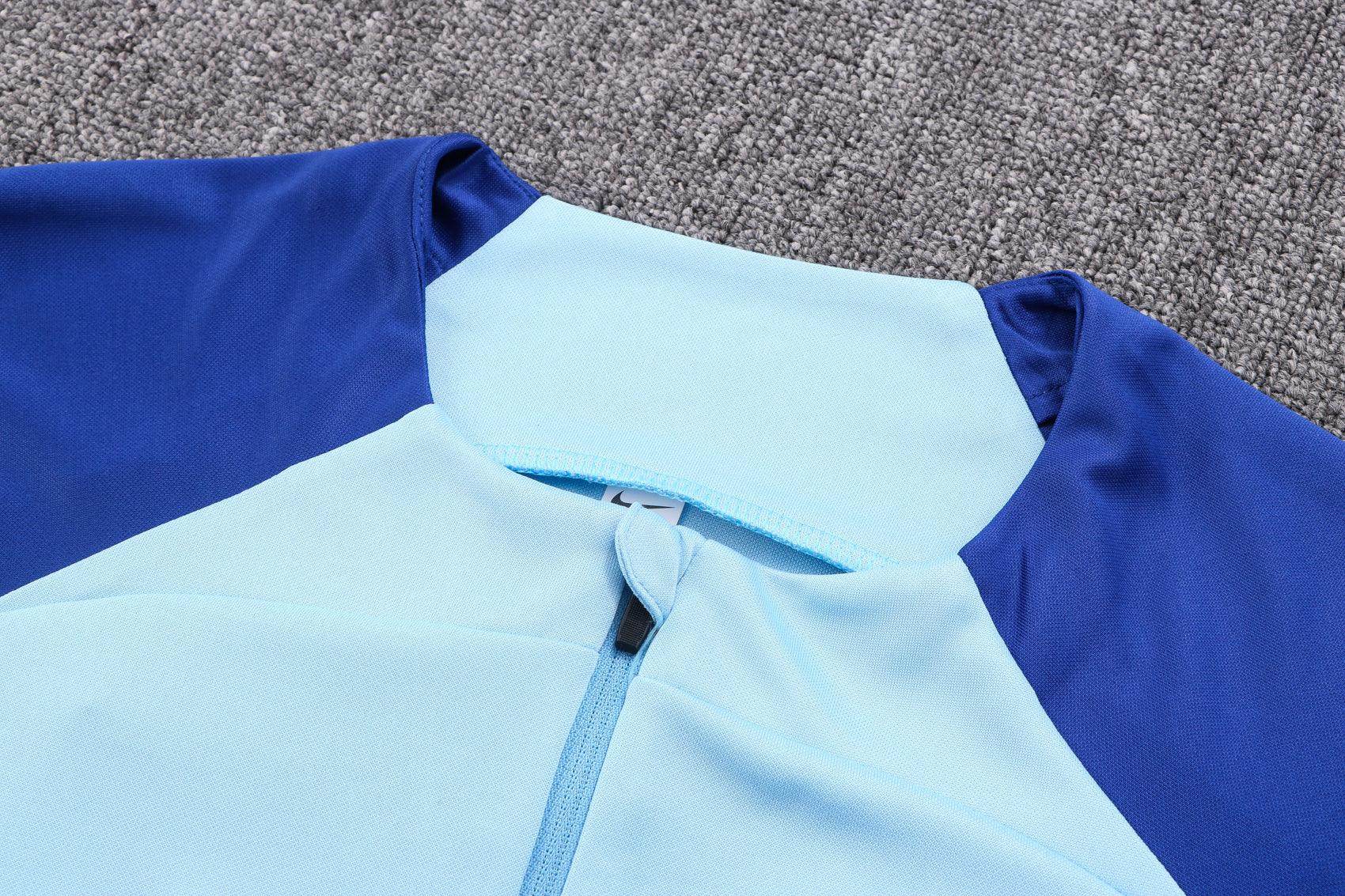 Atletico Madrid Blue and Mint Tracksuit - JerseyLegacy