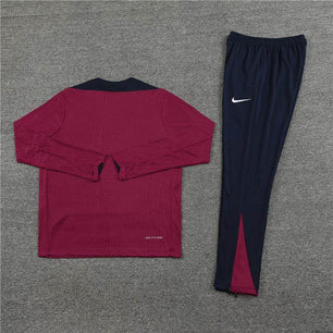 England Dark Blue and Dark Red Tracksuit - JerseyLegacy