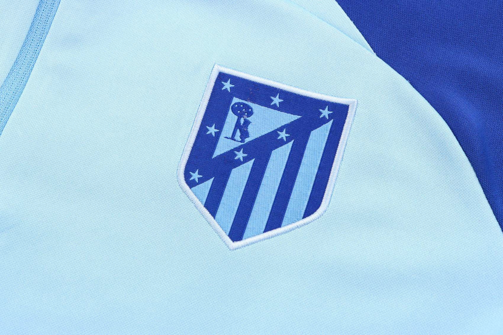 Atletico Madrid Blue and Mint Tracksuit - JerseyLegacy