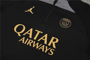 PSG Black Tracksuit II - JerseyLegacy