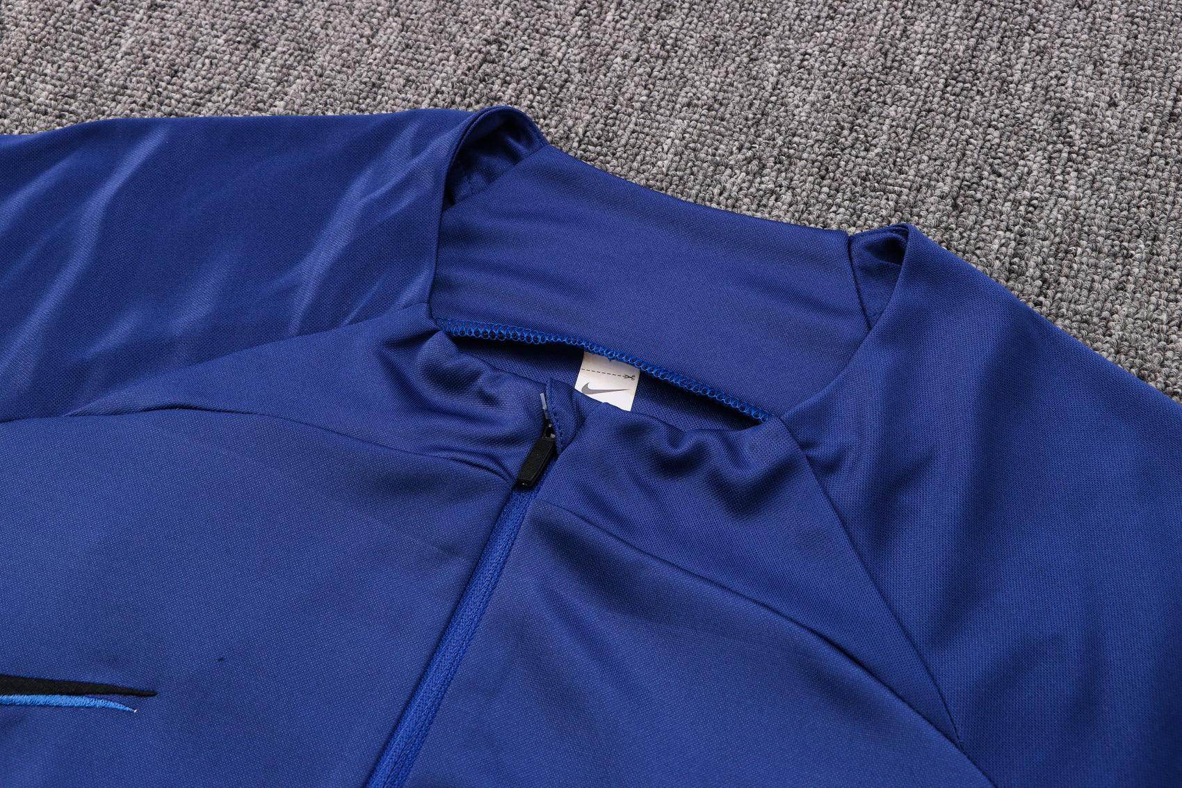 FC Barcelona Blue Tracksuit - JerseyLegacy