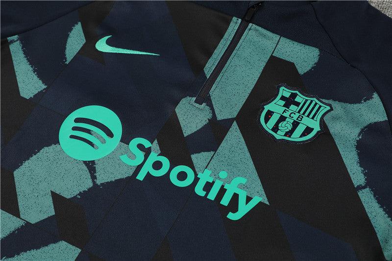 FC Barcelona "Emerald Shadow" Tracksuit - JerseyLegacy