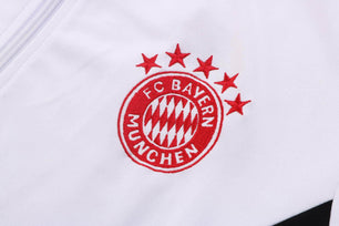 Bayern Munchen Black and White Tracksuit - JerseyLegacy