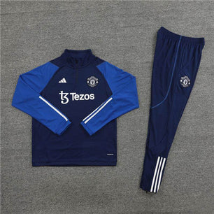 Manchester United Blue Tracksuit - JerseyLegacy