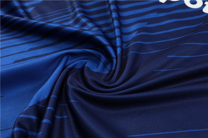 FC Barcelona Dark Blue and Blue Tracksuit - JerseyLegacy