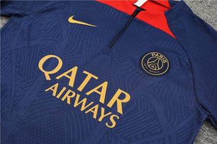 PSG Dark Blue Tracksuit - JerseyLegacy