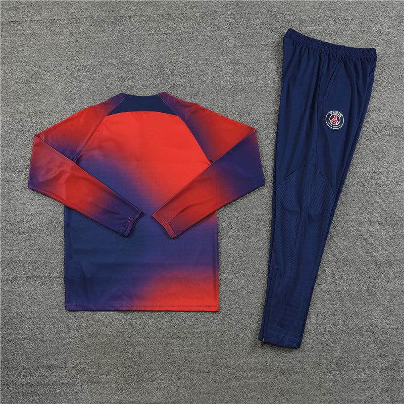 Paris-Saint-German Dark Blue and Red Tracksuit III - JerseyLegacy