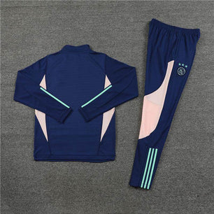 Ajax Dark Blue Tracksuit - JerseyLegacy