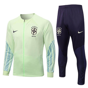 Brazil Violet and Light Green Tracksuit - JerseyLegacy