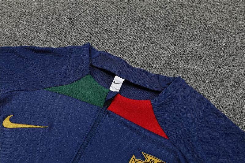 Portugal Dark Blue Tracksuit - JerseyLegacy