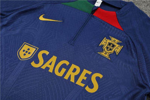 Portugal Dark Blue Tracksuit - JerseyLegacy