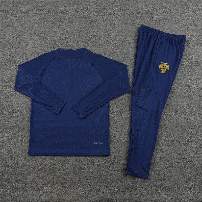 Portugal Dark Blue Tracksuit - JerseyLegacy