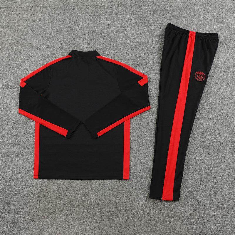 PSG Black and Red Tracksuit - JerseyLegacy