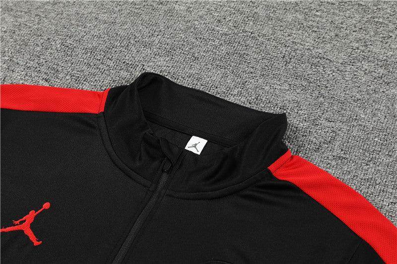 PSG Black and Red Tracksuit - JerseyLegacy