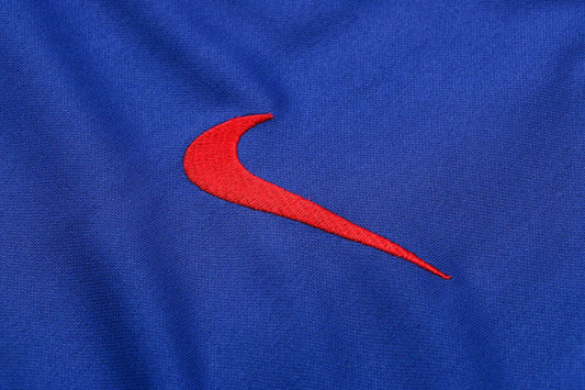 Atletico Madrid Dark Blue and Blue Tracksuit - JerseyLegacy