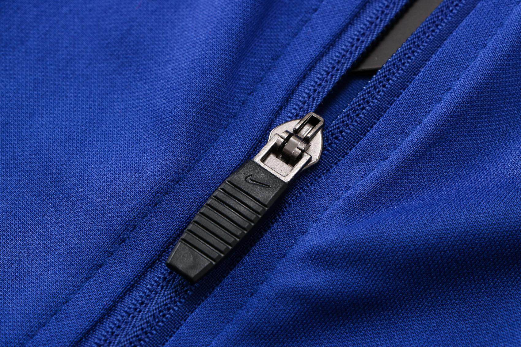 Atletico Madrid Dark Blue and Blue Tracksuit - JerseyLegacy