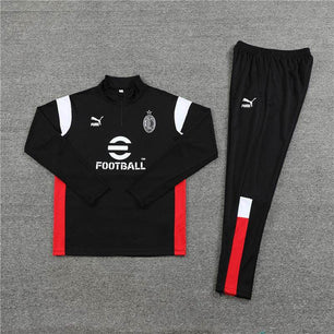 AC Milan Black and White Tracksuit II - JerseyLegacy