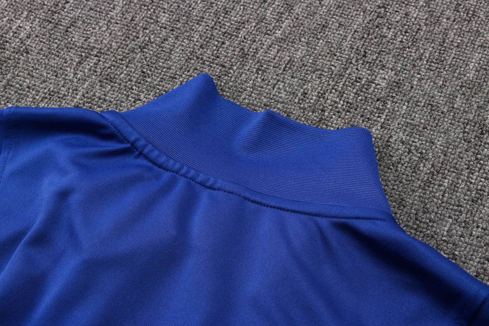 Atletico Madrid Dark Blue and Blue Tracksuit - JerseyLegacy