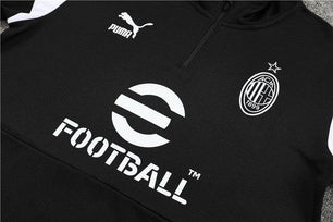 AC Milan Black and White Tracksuit II - JerseyLegacy