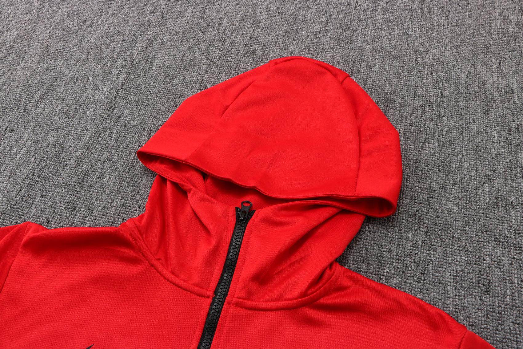 Paris Saint German Red Tracksuit - JerseyLegacy