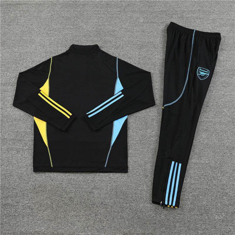 Arsenal Black and Yellow Tracksuit - JerseyLegacy