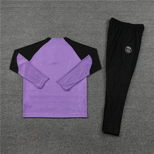 PSG Black and Violet Tracksuit - JerseyLegacy