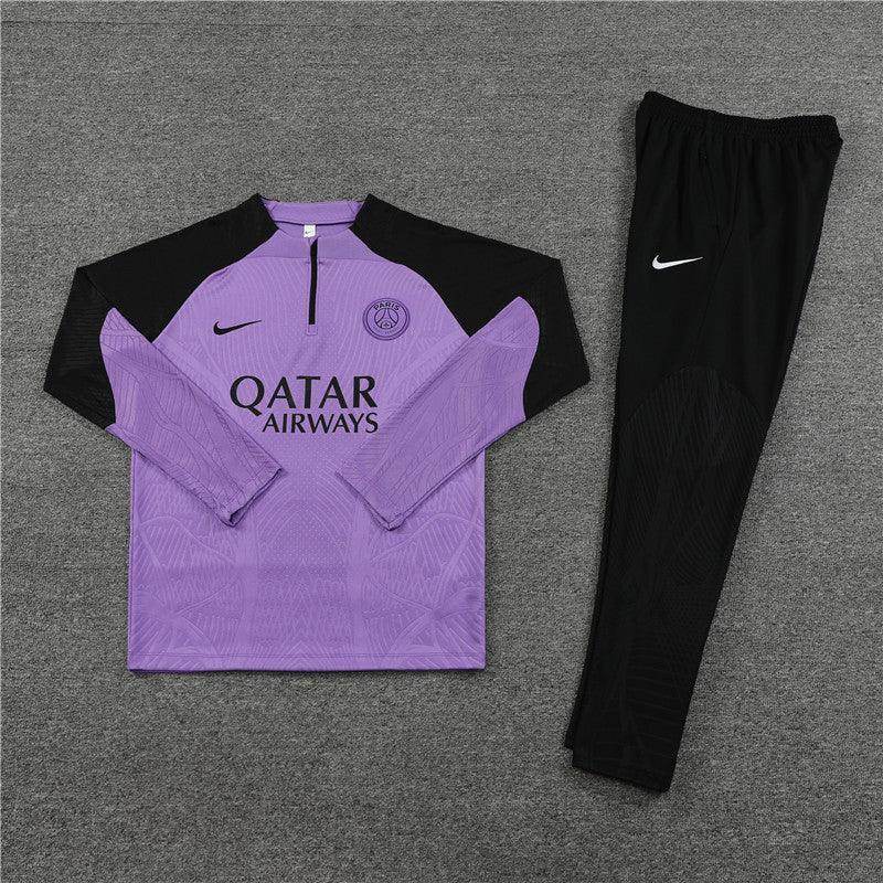 PSG Black and Violet Tracksuit - JerseyLegacy