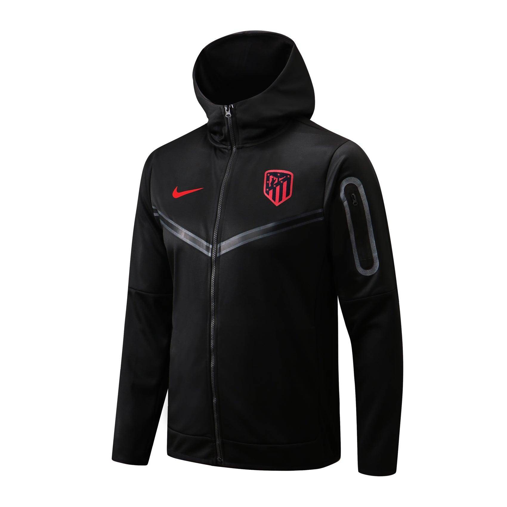 Atletico Madrid Black Tracksuit - JerseyLegacy