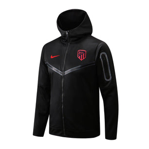 Atletico Madrid Black Tracksuit - JerseyLegacy