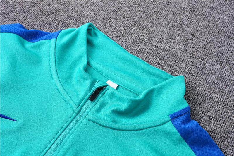 FC Barcelona Mint and Blue Tracksuit - JerseyLegacy