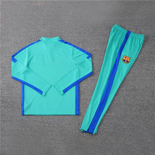 FC Barcelona Mint and Blue Tracksuit - JerseyLegacy