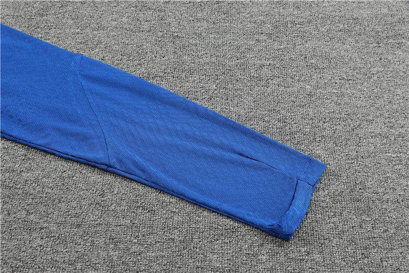 FC Barcelona Dark Blue and Blue Tracksuit - JerseyLegacy