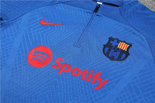 FC Barcelona Dark Blue and Blue Tracksuit - JerseyLegacy
