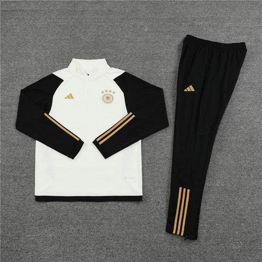 Germany Black and Beige Tracksuit - JerseyLegacy