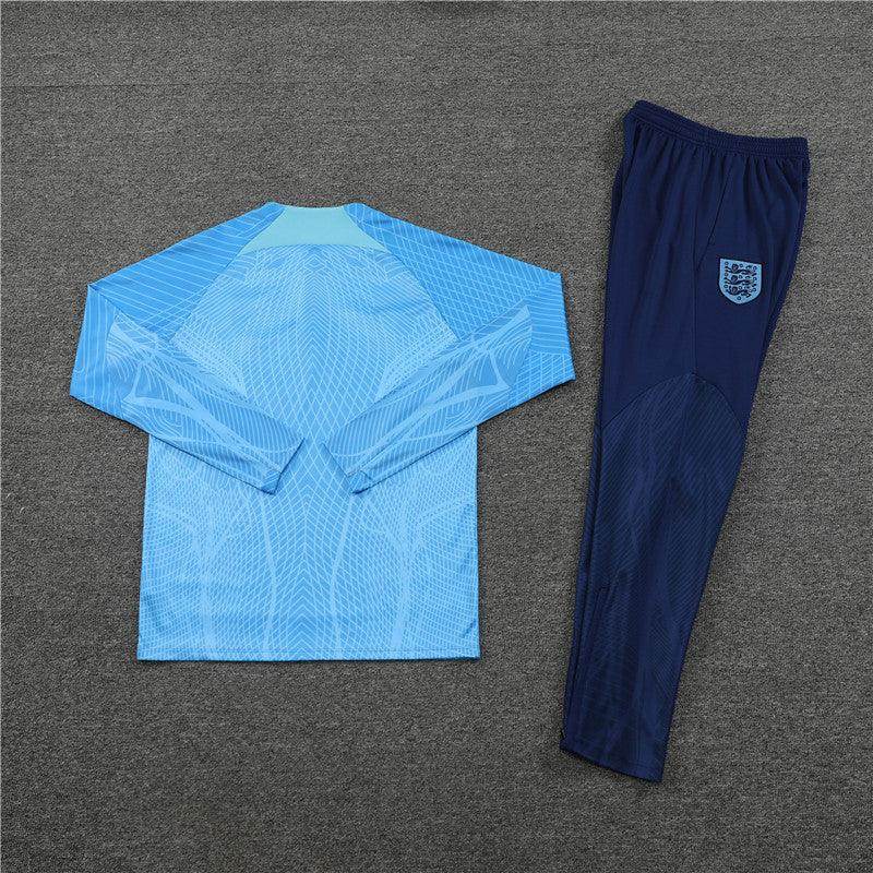 England Dark Blue and Blue Tracksuit - JerseyLegacy