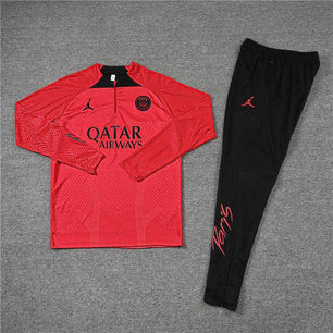 PSG Black and Red Tracksuit II - JerseyLegacy