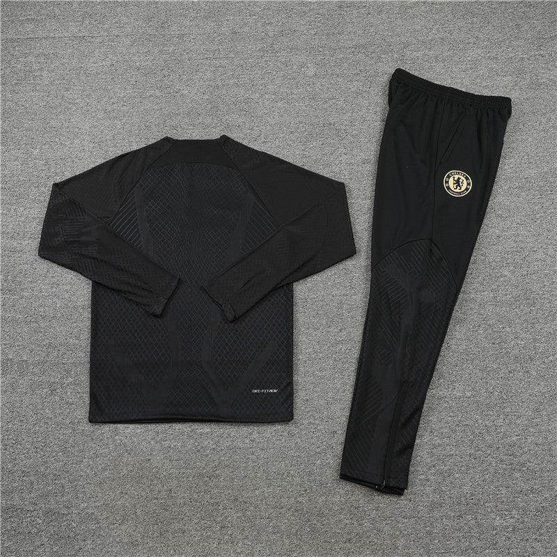 Chelsea Black Tracksuit - JerseyLegacy