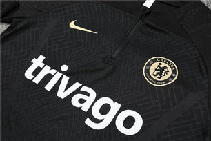 Chelsea Black Tracksuit - JerseyLegacy