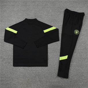 Manchester City Black Tracksuit - JerseyLegacy