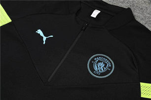 Manchester City Black Tracksuit - JerseyLegacy