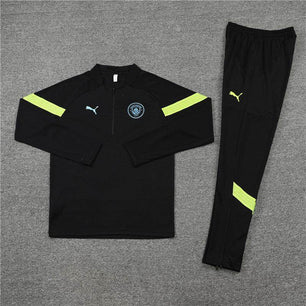 Manchester City Black Tracksuit - JerseyLegacy